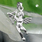 Vedhæng 20x14mm Angel Rhodium belagt sølv 925