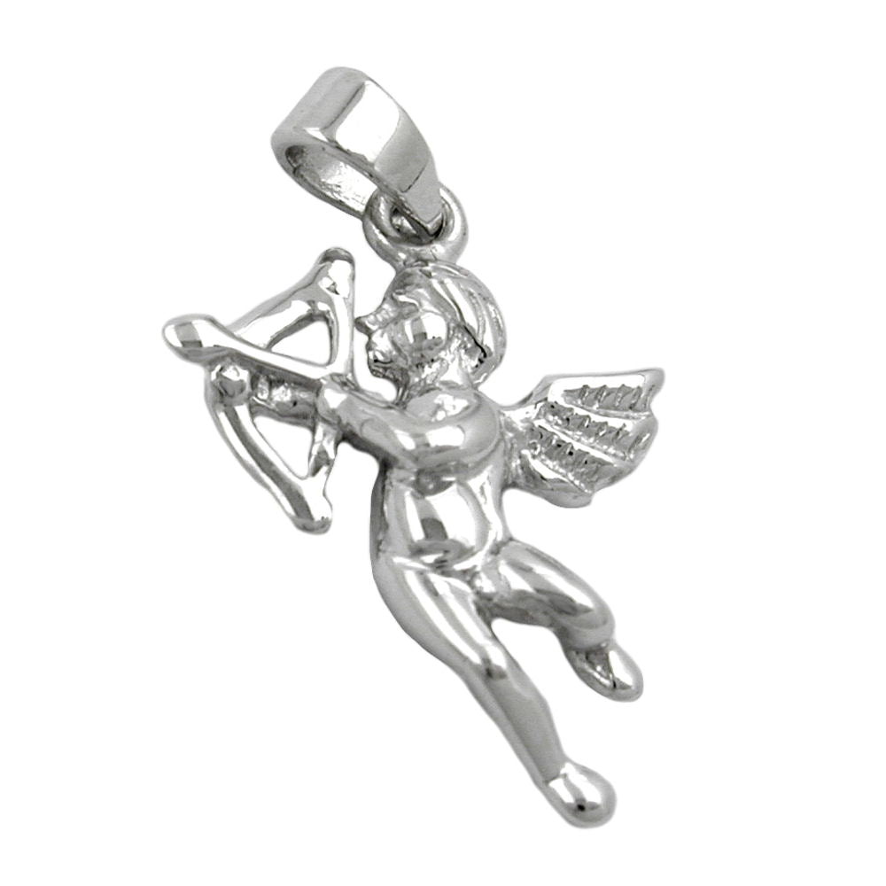 Vedhæng 20x14mm Angel Rhodium belagt sølv 925