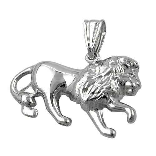 Vedhæng 15x23 mm længde Skinnende Rhodium belagt sølv 925