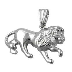 Vedhæng 15x23 mm længde Skinnende Rhodium belagt sølv 925