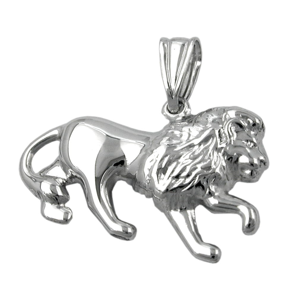 Vedhæng 15x23 mm længde Skinnende Rhodium belagt sølv 925