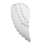 Vedhæng 28x14mm Angel Wings Matte Silver 925