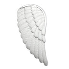 Vedhæng 28x14mm Angel Wings Matte Silver 925
