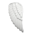 Vedhæng 28x14mm Angel Wings Matte Silver 925