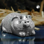 Vedhæng 22x11mm Piggy Sølv 925