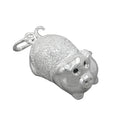 Vedhæng 22x11mm Piggy Sølv 925