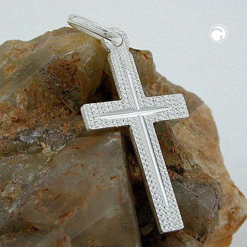 Vedhæng 23x13mm Diamant Diamant Sølv 925