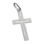 Vedhæng 23x13mm Diamant Diamant Sølv 925
