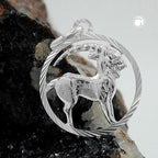 Vedhæng 15mm Zodiac Capricorn Sølv 925