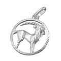 Vedhæng 15mm Zodiac Capricorn Sølv 925