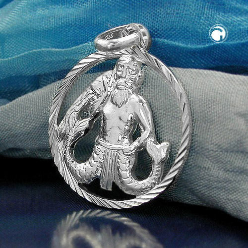 Vedhæng 15mm Zodiac Aquarius Sølv 925