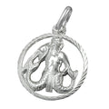 Vedhæng 15mm Zodiac Aquarius Sølv 925