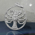 Vedhæng 15mm Zodiac Cancer Sølv 925