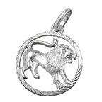Vedhæng 15mm Zodiac Lion, sølv 925