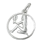 Vedhæng 15mm Zodiac Virgo Sølv 925
