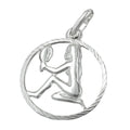 Vedhæng 15mm Zodiac Virgo Sølv 925