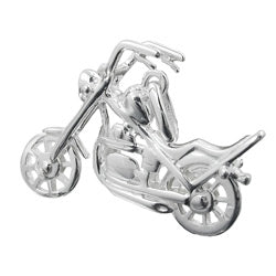Vedhæng 25x18mm Chopper Motorcykel Sølv 925