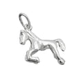 Pendler 15x13mm Horse Shiny Silver 925