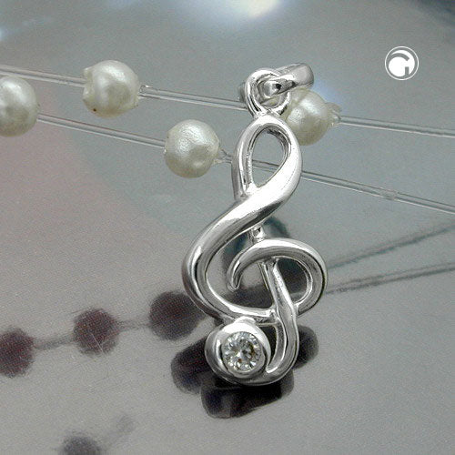 Vedhæng 17x8mm nøgle sølv 925