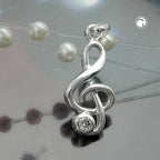 Vedhæng 17x8mm nøgle sølv 925