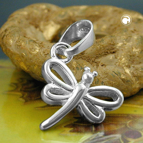 Pendel 11x12mm Guldsmed Shiny Silver 925