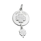 Vedhæng 28x14mm Shamrock TIL DIG med Shamrock Pendulum Silver 925
