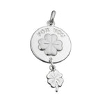 Vedhæng 28x14mm Shamrock TIL DIG med Shamrock Pendulum Silver 925