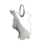 Vedhæng 20x14,5mm FRG Brandenburg Blank Silver 925