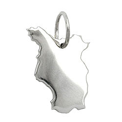 Vedhæng 20x14,5mm FRG Brandenburg Blank Silver 925