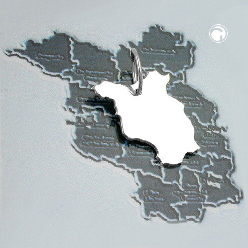 Vedhæng 20x14,5mm FRG Brandenburg Blank Silver 925