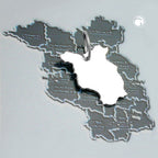 Vedhæng 20x14,5mm FRG Brandenburg Blank Silver 925