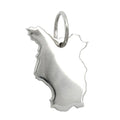 Vedhæng 20x14,5mm FRG Brandenburg Blank Silver 925