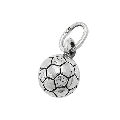 Vedhæng 7mm Football med sølv 925