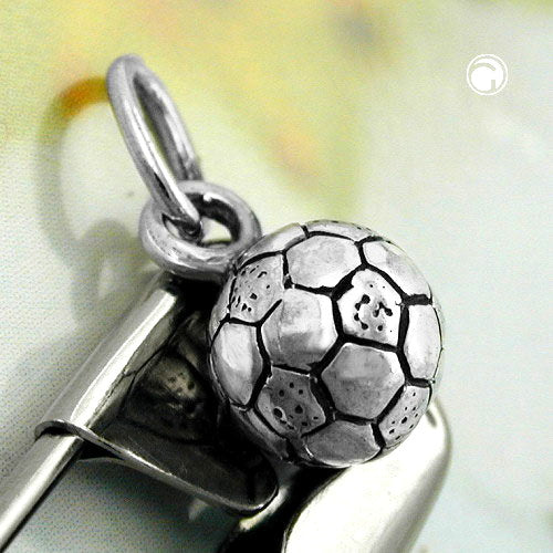 Vedhæng 7mm Football med sølv 925
