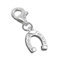 Vedhæng 9x8mm Charm Hestesko Blank Sølv 925