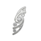 Pendel 22x7mm med 5 zirkonia Shiny Silver 925