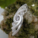 Pendel 22x7mm med 5 zirkonia Shiny Silver 925