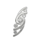 Pendel 22x7mm med 5 zirkonia Shiny Silver 925