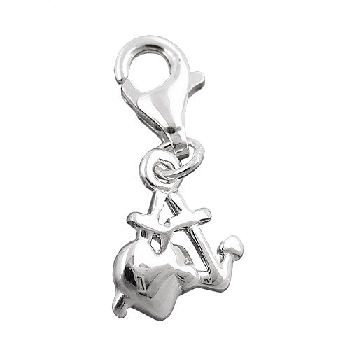Vedhæng 10mm charm Sailor's Grave Shiny Silver 925