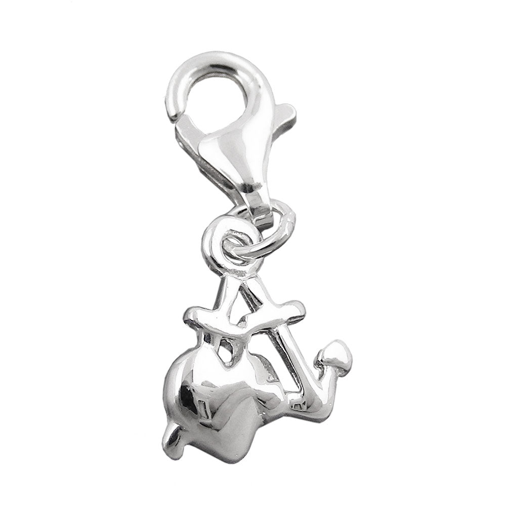 Vedhæng 10mm charm Sailor's Grave Shiny Silver 925