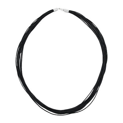 Kæde 14 snorbind med 5mm lås Sølv 925 45 cm