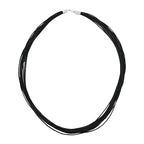 Kæde 14 snorbind med 5mm lås Sølv 925 45 cm