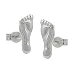 Ørestikker 11x4mm Fod Skinnende Sølv 925