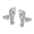 Ørestikker 11x4mm Fod Skinnende Sølv 925
