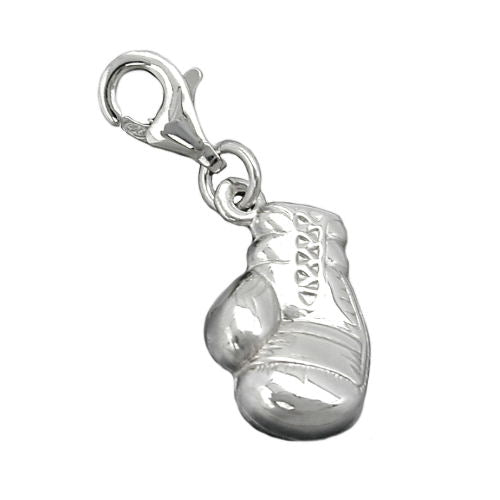 Vedhæng 15x10mm charm boksehandske sølv 925