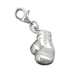 Vedhæng 15x10mm charm boksehandske sølv 925