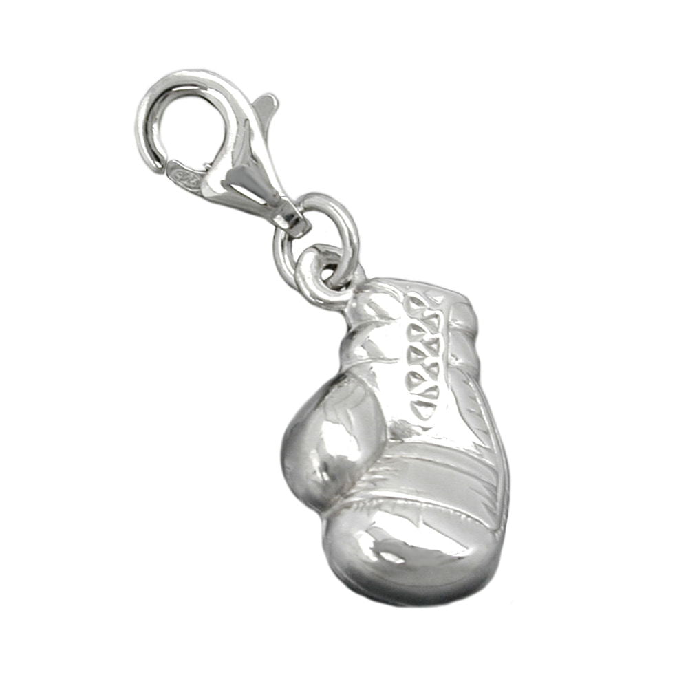 Vedhæng 15x10mm charm boksehandske sølv 925