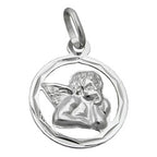Pendler 15mm Angel Glossy, sølv 925