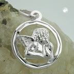 Pendler 15mm Angel Glossy, sølv 925