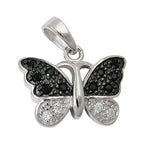 Vedhæng 11x15mm Butterfly, sølv 925
